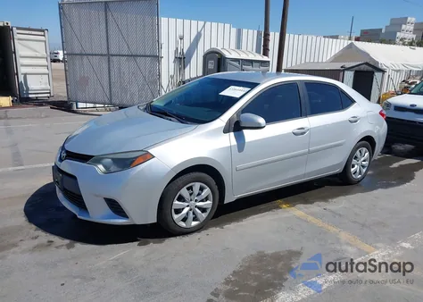 2014 Toyota Corolla Le from USA, damaged, VIN 5YFBURHE5EP098487